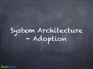 System Architecture 
- Adoption 
 