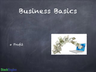 Business Basics 
Profit 
 