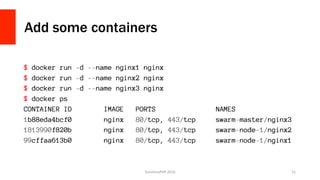 Add some containers
SunshinePHP	2016	 51	
 