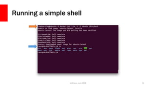 Running a simple shell
JetBrains, June 2016 15
 