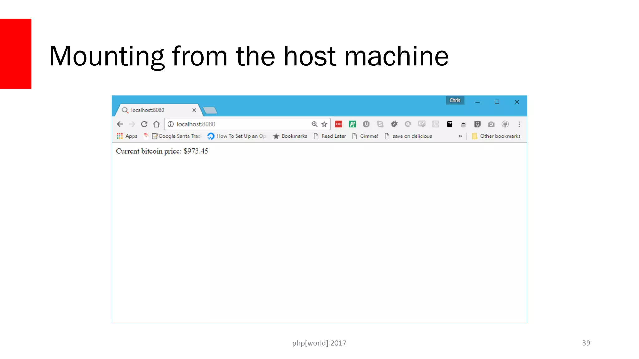 php[world] 2017 Mounting from the host machine 39 