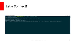 Let’s Connect!
Pacific Northwest PHP, September 2016 83
 