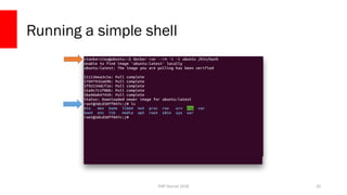 PHP Detroit 2018
Running a simple shell
20
 