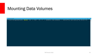PHP Detroit 2018
Mounting Data Volumes
44
 