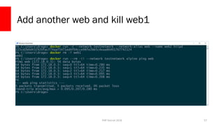 PHP Detroit 2018
Add another web and kill web1
57
 