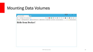 PHP Detroit 2018
Mounting Data Volumes
48
 