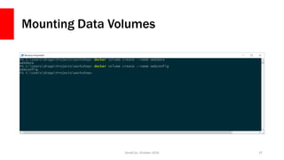 Mounting Data Volumes
ZendCon, October 2016 37
 
