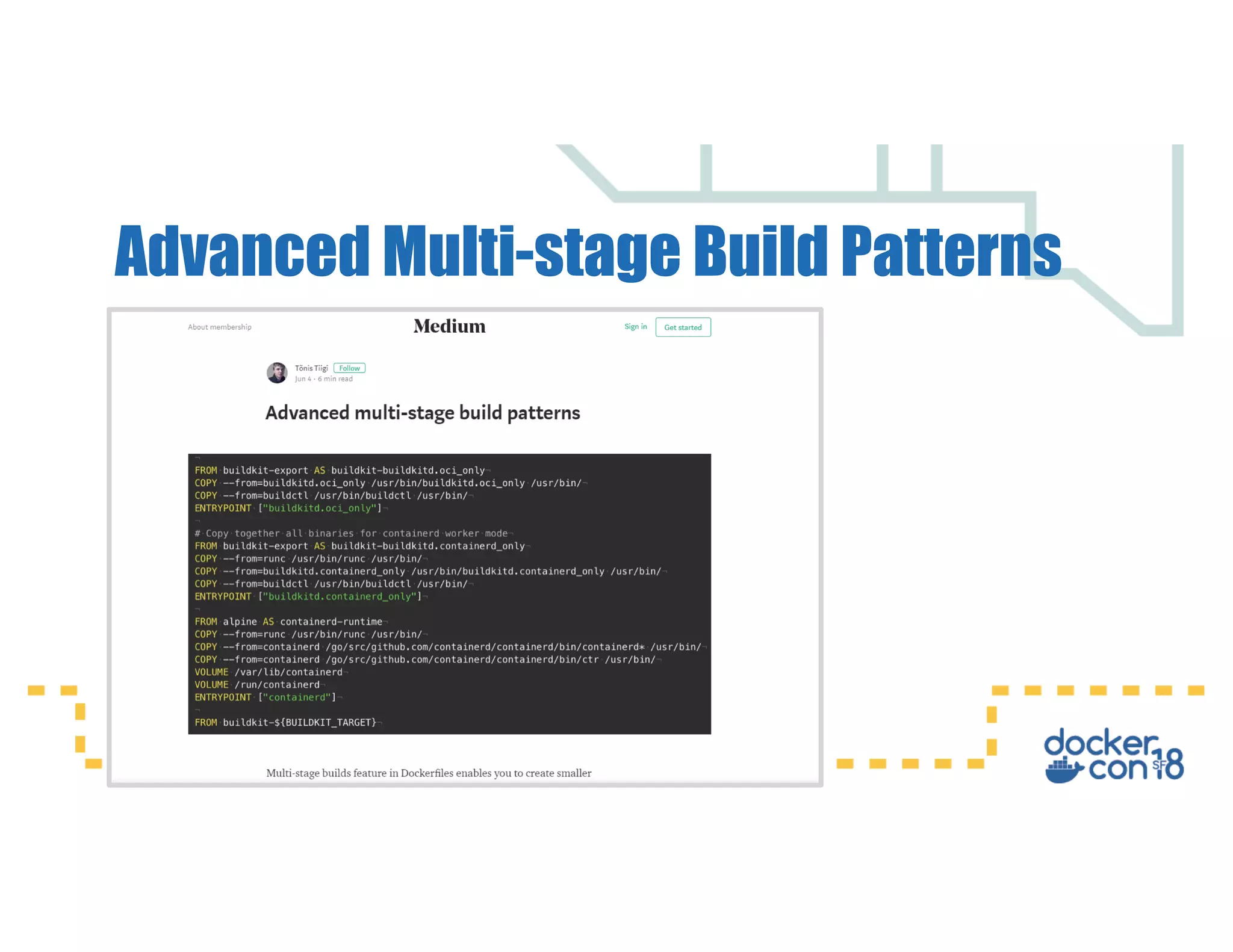 Advanced Multi-stage Build Patterns 