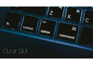 CLI or GUI
 