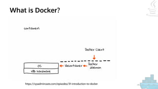 What is Docker?
https://sysadmincasts.com/episodes/31-introduction-to-docker
 