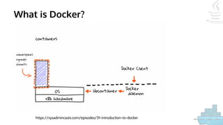 What is Docker?
https://sysadmincasts.com/episodes/31-introduction-to-docker
 