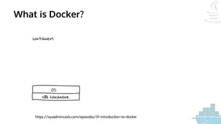 What is Docker?
https://sysadmincasts.com/episodes/31-introduction-to-docker
 