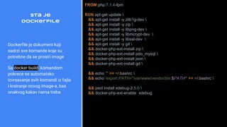Docker for localhost development (on Serbian) | PPTX