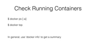 Docker From Scratch
