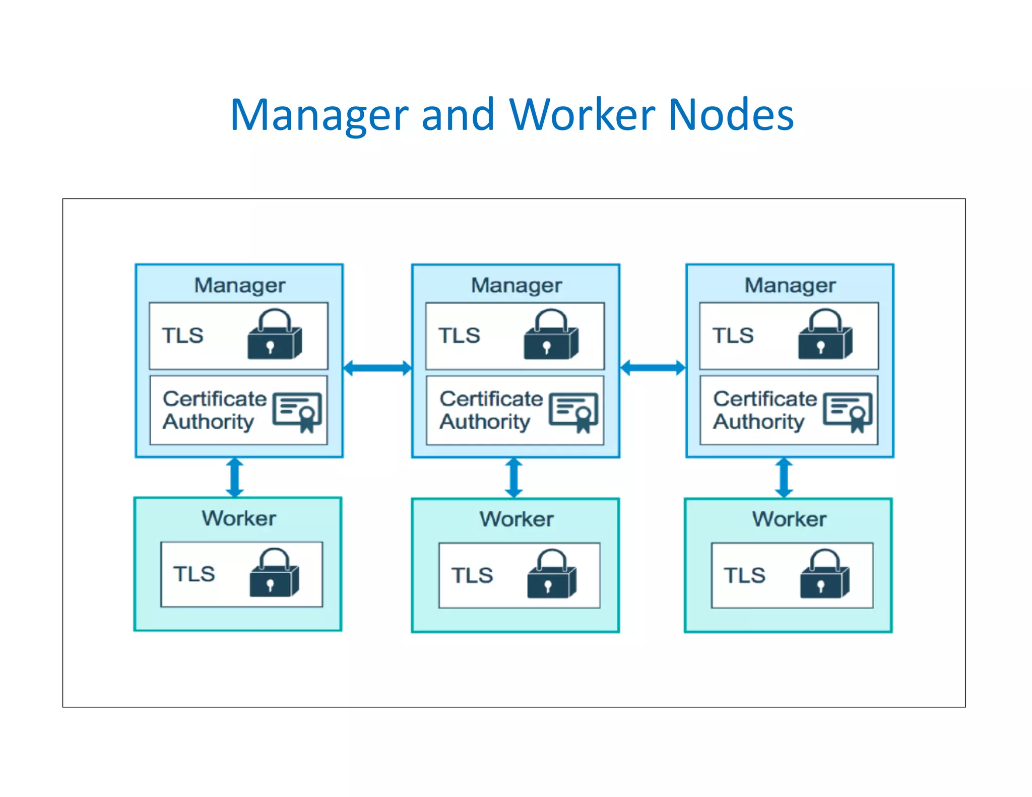 Manager and Worker Nodes
 