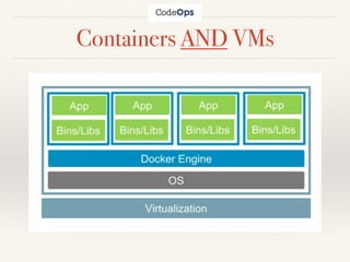 Containers AND VMs
 