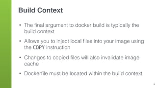 Optimizing Docker Images | PDF