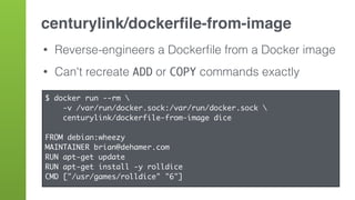 Optimizing Docker Images | PDF