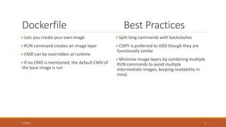 Containerization
2/4/2016 5
Image by Laura Frank, Sr Developer at Codeship
• Here is another host
computer
• Notice, that there is no
hypervisor or guest OS
 