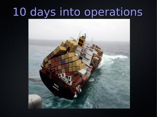 10 days into operations10 days into operations
 