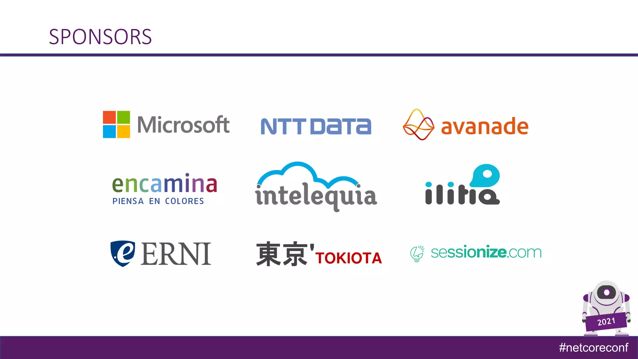 #netcoreconf
SPONSORS
 