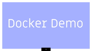 Docker Demo
19
 