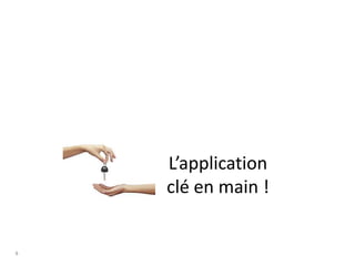 8
L’application
clé en main !
 