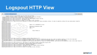 Logspout HTTP View
 