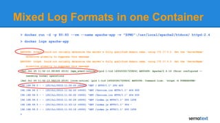 Mixed Log Formats in one Container
 