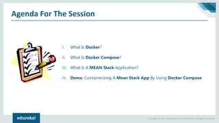 Docker Compose | Containerizing MEAN Stack Application | DevOps Tutorial | Edureka
