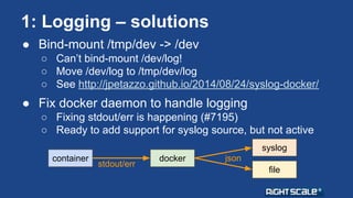 Perspectives on Docker