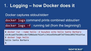 Perspectives on Docker