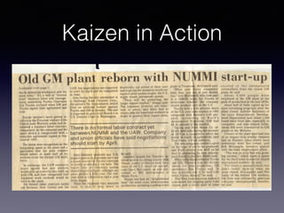 Kaizen in Action
 