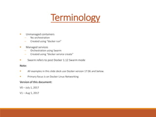 Docker Networking - Common Issues and Troubleshooting Techniques | PPTX