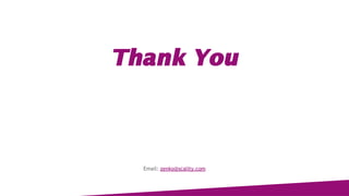 Email: zenko@scality.com
Thank You
 