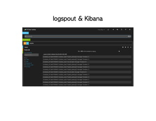 logspout & Kibana
 