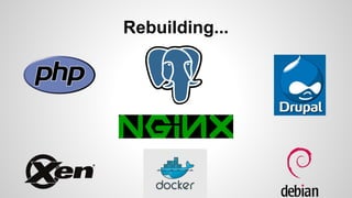 Instalando...
● Debian
○ #aptitude install docker.io
● Ubuntu
○ #apt-get install docker.io
 