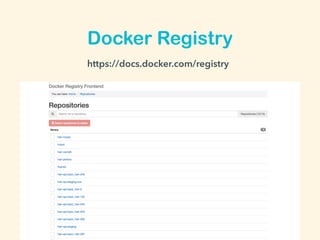 Docker Registry
https://docs.docker.com/registry
 