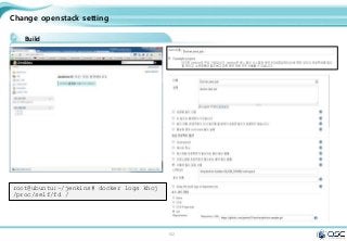 102
Change openstack setting
Build
root@ubuntu:~/jenkins# docker logs khoj
/proc/self/fd /
 