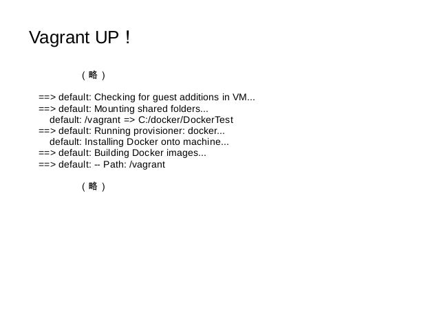 docker vagrant docker vagrant