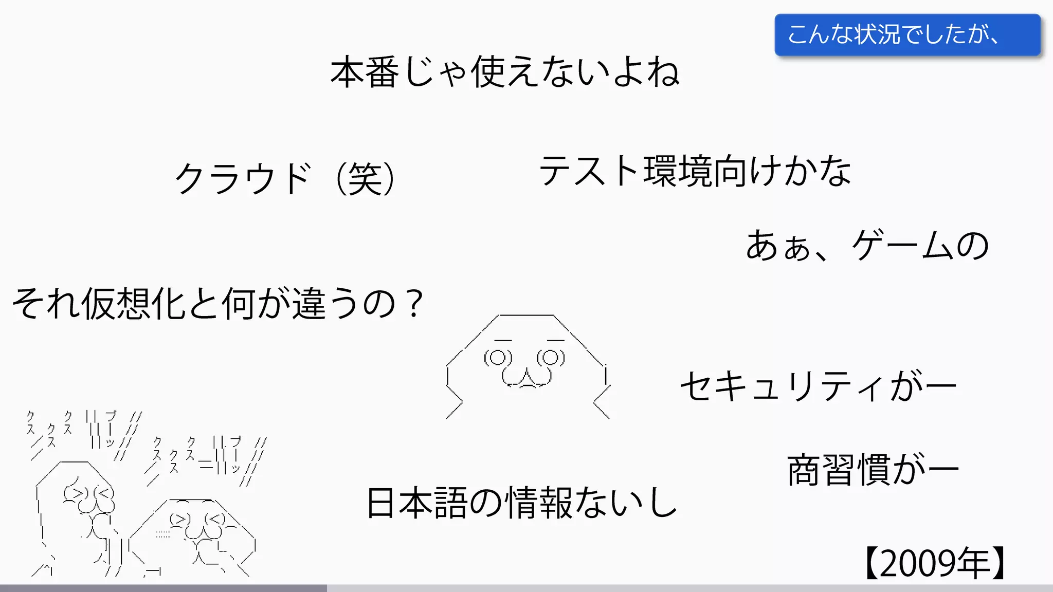 こんな状況でしたが、
 