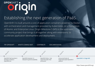 https://www.openshift.org/
 