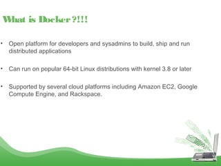 presentation on Docker | PPT