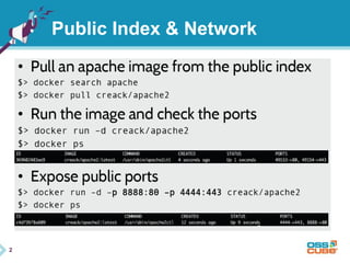 2 
Public Index & Network 
 