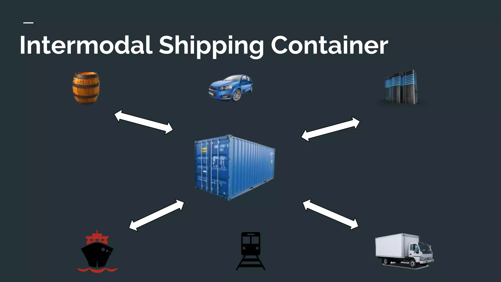 Intermodal Shipping Container
 