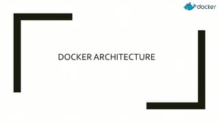 DOCKER ARCHITECTURE
 