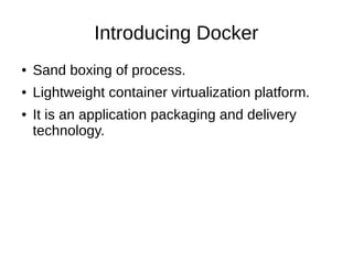 Docker
 