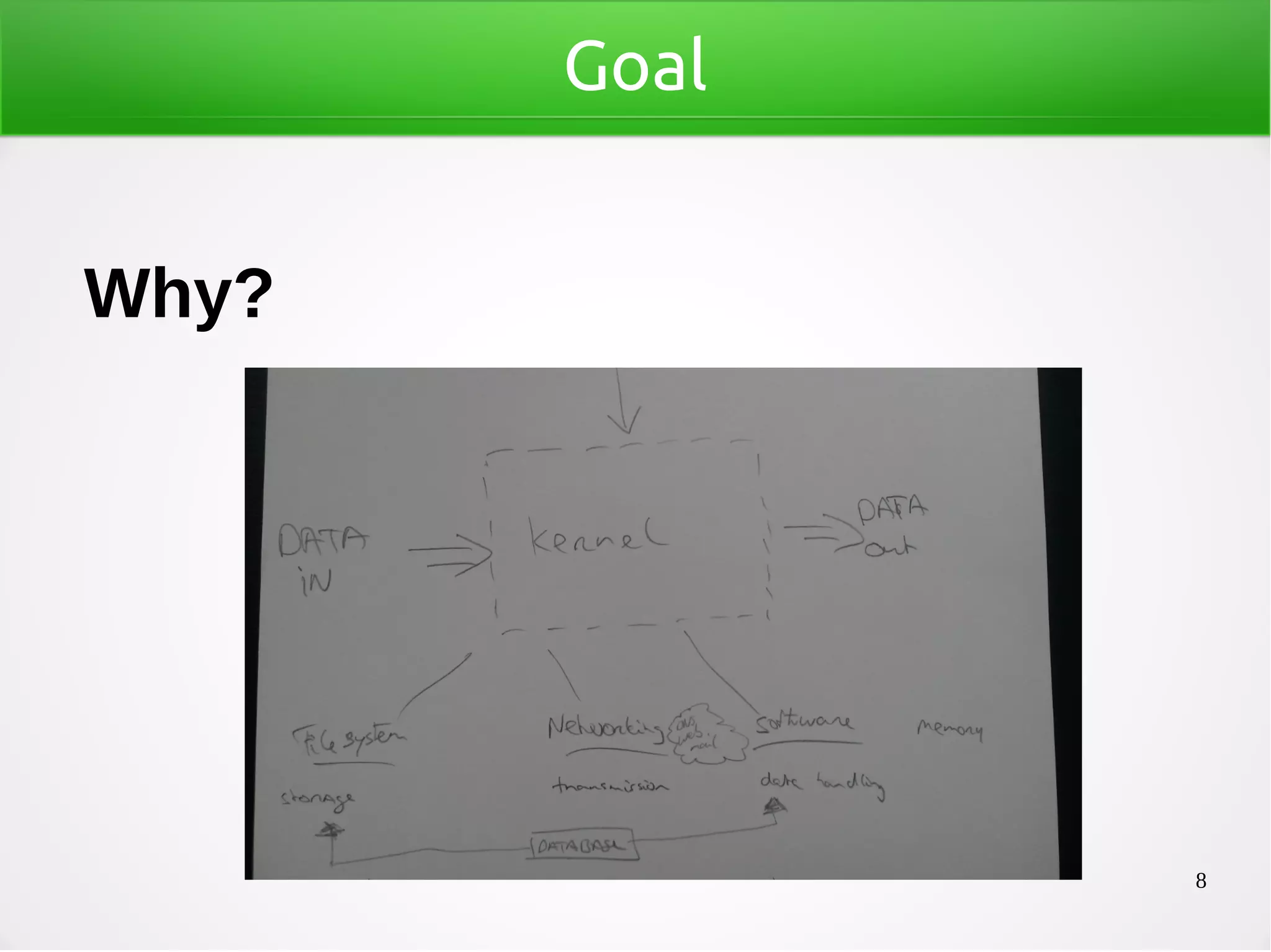 8
Goal
Why?
 