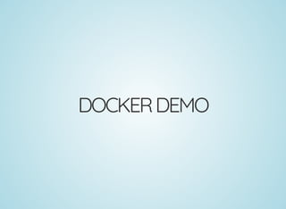 DOCKERDEMO
 