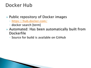 Docker Basics | PPTX